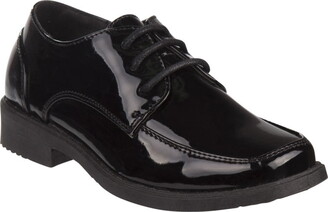 Disney Boys dress shoes, lace-up style - Black Patent, 5