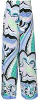 Thumbnail for your product : Emilio Pucci floral high-waisted trousers