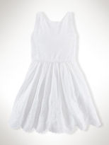 Thumbnail for your product : Ralph Lauren Embroidered Cotton Dress