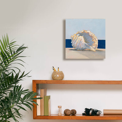 Beachcrest Home 'Shell By The Shore 2' by Ethan Harper Canvas Wall Art