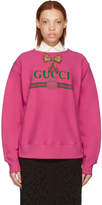 Gucci - Pull à logo et boucle rose