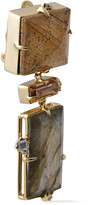 Thumbnail for your product : Alexis Bittar Gold-tone Stone Earrings