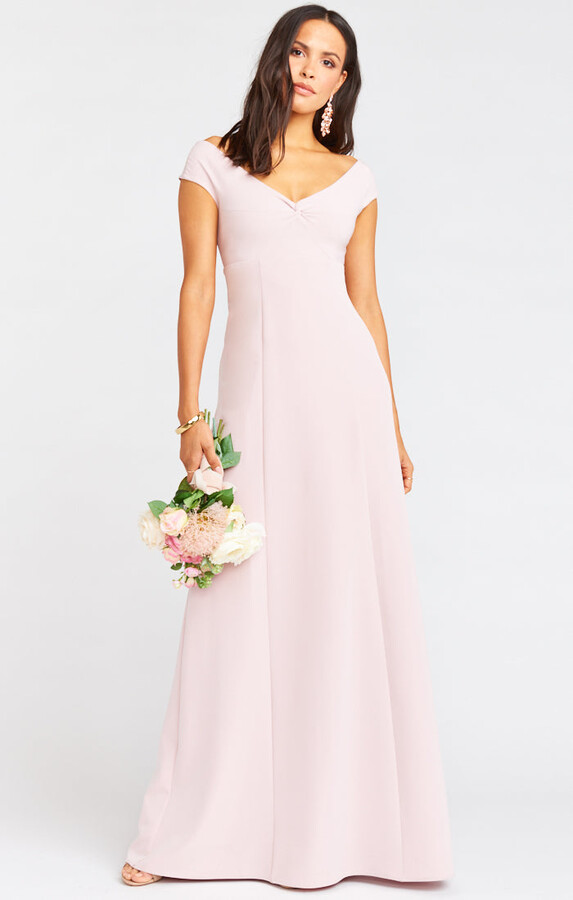 rose colored formal dresses