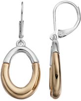 Thumbnail for your product : Dana Buchman Oval Two Tone Drop Earrings