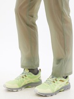 Thumbnail for your product : Asics Gel-venture 7 Leather And Mesh Trainers - Green Multi
