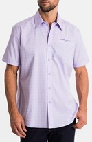Thumbnail for your product : Zagiri Regular Fit Short Sleeve Jacquard Sport Shirt