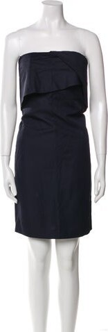 Cédric Charlier Strapless Mini Dress