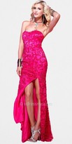 Thumbnail for your product : Scala Fuchsia Beaded Prom Dresses