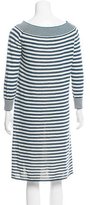 Thumbnail for your product : Louis Vuitton Striped Wool-Blend Dress