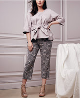 Thumbnail for your product : Melissa McCarthy Plus Size Geo-Print Cropped Tailored Pants