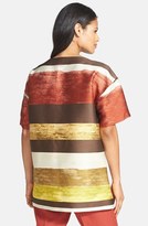 Thumbnail for your product : Lafayette 148 New York 'Bhima - Tempra Stripe' Top