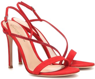 Red Suede Sandals For Women | Shop the 