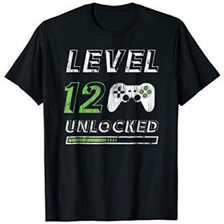 Level 12 Unlocked - 12 Year Old Gamer Funny Birthday T-Shirt
