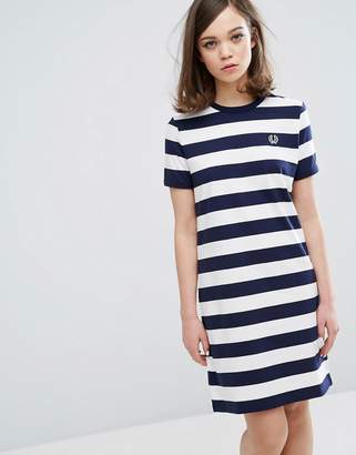 Fred Perry Archive Striped T-Shirt Dress