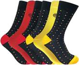 Thumbnail for your product : Sock Snob 6 Pairs of Mens Funky Soft Bamboo Socks in many designs