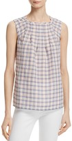 Thumbnail for your product : Joie Cadelle Pleated Plaid Top