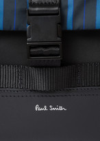 Thumbnail for your product : Paul Smith Blue And Black Stripe Courier Bag