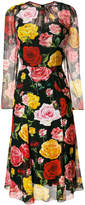 Dolce & Gabbana floral midi dress 