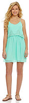 Thumbnail for your product : Takara Eyelet Embroidered Popover Dress