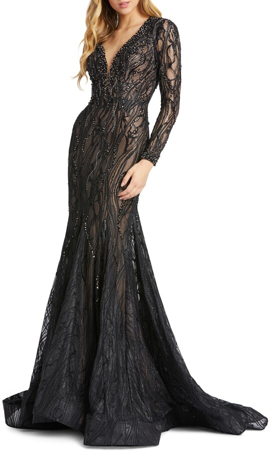 Long Black Evening Dresses | Shop the world's largest collection 