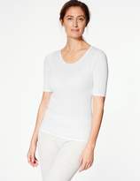 Thumbnail for your product : Marks and Spencer 2 Pack Thermal Short Sleeve Pointelle Tops