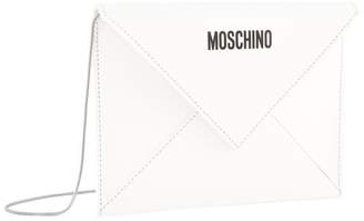 Moschino Logo Envelope Clutch Bag