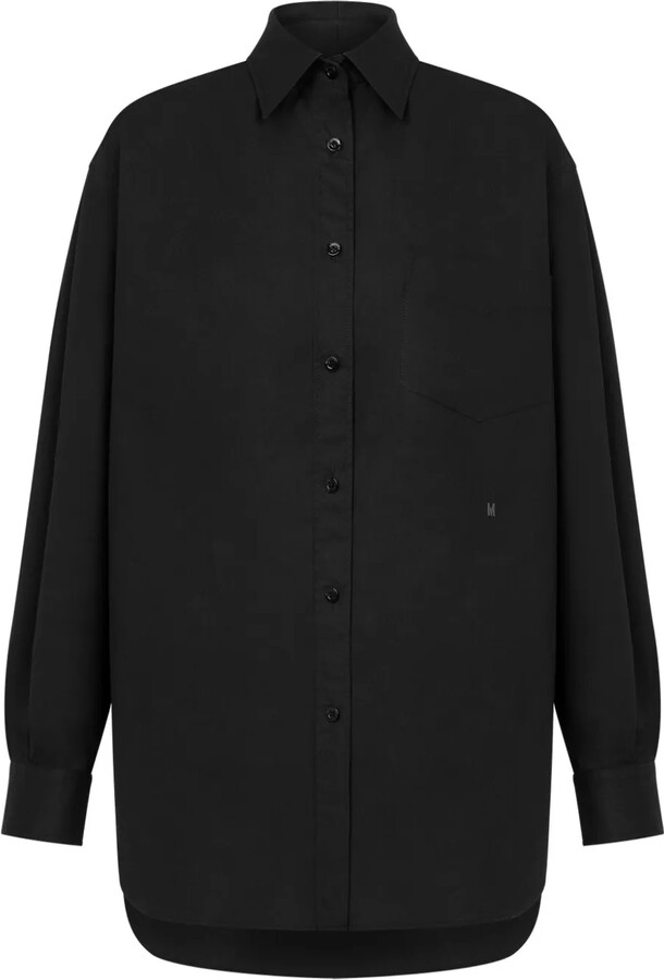 Moschino Logo-Embroidered Shirt