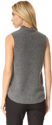 Milly Cashmere Cloud Sleeveless Sweater