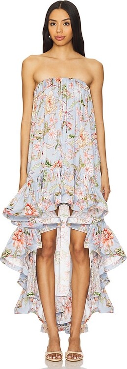 HEMANT AND NANDITA X Revolve High Low Long Dress