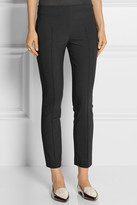 Thumbnail for your product : The Row Shama cropped stretch cotton-blend slim-leg pants