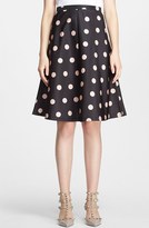 Thumbnail for your product : RED Valentino Polka Dot A-Line Skirt