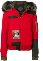 Thumbnail for your product : Mr & Mrs Italy fur-trimmed down jacket