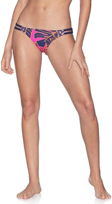 Maaji Women's Standard Split Side Reversible Signature Cut Bikini Bottom Swimsuit