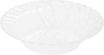 Smarty Had a Party Clear Flair Plastic Dessert Bowls (5 oz.)