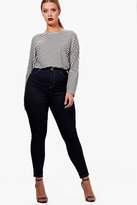 Thumbnail for your product : boohoo Plus Mid Rise Jegging