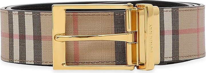 Burberry Louis Check Belt - ShopStyle
