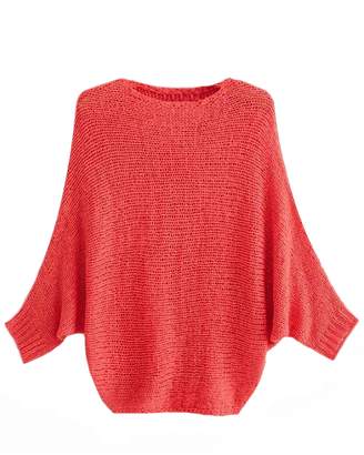 Goodnight Macaroon 'Akela' Bat-Sleeved Crewneck Sweater (2 Colors)