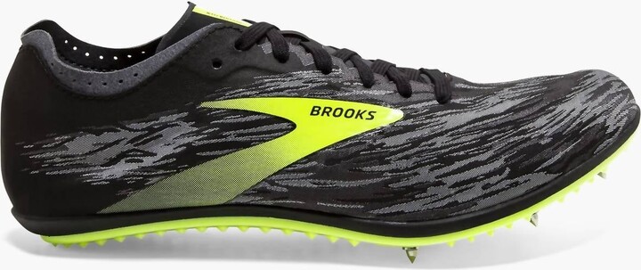 Brooks Men's Elmn8 V5 Track Racing Shoes In Black/grey/nightlife