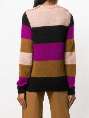 Vanessa Bruno striped colour block sweater
