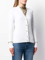 Thumbnail for your product : Giuseppe Di Morabito cable-knit cardigan