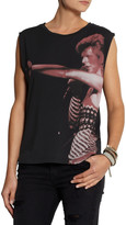 Thumbnail for your product : Maje Stars David Bowie-print cotton tank
