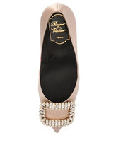 Thumbnail for your product : Roger Vivier 85mm Sexy Shock Swarovski Satin Pumps