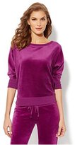 Thumbnail for your product : New York and Company Love, NY&C Collection - Velour Sweatshirt
