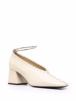 Thumbnail for your product : Jil Sander Square-Toe Leather Pumps