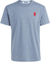 Thumbnail for your product : Comme des Garcons Play T-shirt Play Grigia Melange Con Cuore Rosso