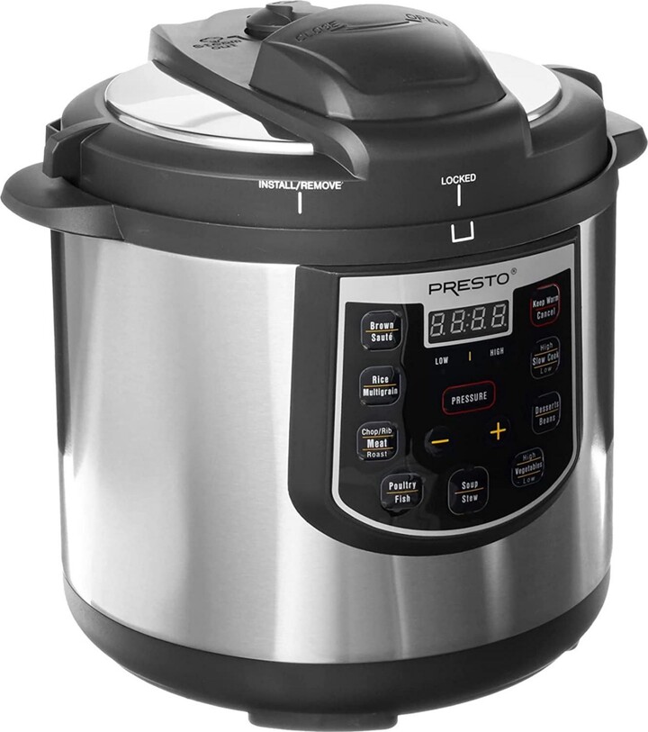 IRIS USA 3 Qt. 8-in-1 Multi-function easy healthy Pressure Cooker with  Waterless Cooking Function
