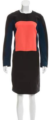 Fendi Colorblock Knee-Length Dress
