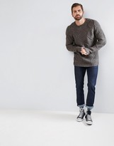 Thumbnail for your product : ASOS Wool Mix Hand Knitted Jumper With All Over Texture