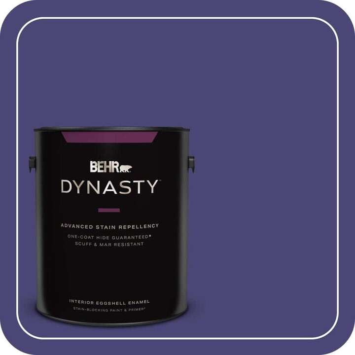 BEHR DYNASTY 1 gal. #MQ5-43 Dramatist One-Coat Hide Eggshell Enamel Interior Stain-Blocking Paint & Primer