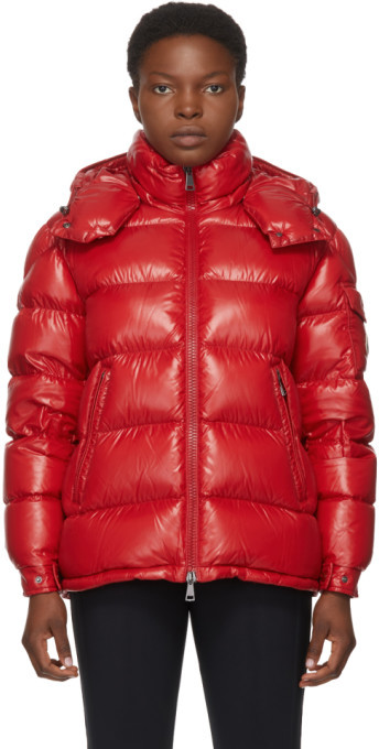 red moncler womens jacket